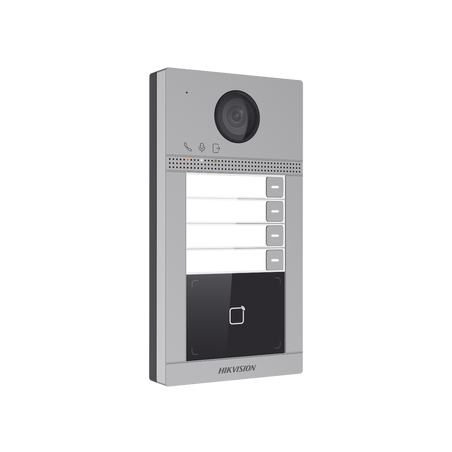 Videoportero IP (ip65 + ik08) con llamada y apertura desde app hik-con