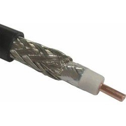 Cable coaxial lmr-240 de 85 cm. Para 50 ohm, con conectores n macho a n macho.