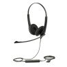 Diadema Jabra Biz 1100 USB Duo, Alámbrico, Oficina/Centro de llamadas, 20 - 6800 Hz, 146 g, Auriculares, Negro