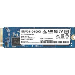 Unidad de estado sólido Synology SSD m.2 2280 NVME SNV3410-800 GB pcie gen3 x4 lect 3100mb/s escrit 1000mb/s, solo para equipos