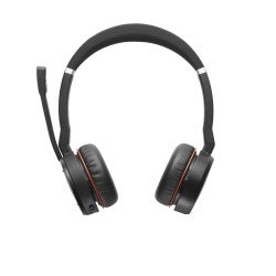Jabra Evolve 75 SE MS Stereo - auricular - en oreja - bluetooth - inalámbrico - cancelación de sonido activo - USB - con base de