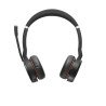 Jabra Evolve 75 SE MS Stereo - auricular - en oreja - bluetooth - inalámbrico - cancelación de sonido activo - USB - con base de