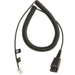 Jabra cable para auriculares, desconexión rápida a RJ-11 macho, 2 m