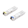 Transceptores bidireccionales SFP (mini-gbic) para fibra monomodo, 1.25 gbps de velocidad, conectores lc, simplex, hasta 5 km de