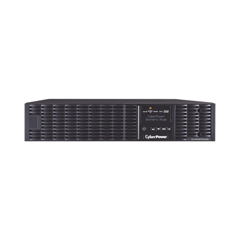 No break, UPS Cyberpower OL1000RTXL2U online 1000 va 900 watts rack o torre 3 años de garantía en pila y equipo.