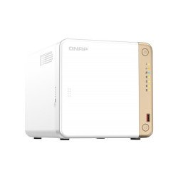 NAS Qnap TS-462-4G, 4 bahías núcleo cuádruple 2 GHz 4 GB DDR4, ampliable hasta 16GB, 1 LAN 2,5 GBE, USB 3.2 x2, sata, hot-swap,