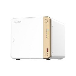 NAS Qnap TS-462-4G, 4 bahías núcleo cuádruple 2 GHz 4 GB DDR4, ampliable hasta 16GB, 1 LAN 2,5 GBE, USB 3.2 x2, sata, hot-swap,