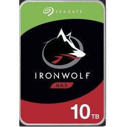 Disco duro interno 10TB Seagate IronWolf 3.5 escritorio SATA3 6GB/s 256mb 7200rpm 24x7 hot-plug NAS 1-8 bahía