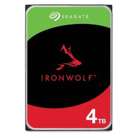 Disco duro interno 4TB Seagate IronWolf 3.5 escritorio SATA3 6GB/s 256mb 5400rpm 24x7 hot-plug NAS 1-8 bahías