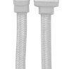 Cable USB Vorago CAB-113, USB A 2.0 a micro USB, 1 metro, blanco, bolsa.
