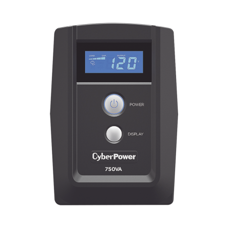 No break con regulador línea básica con pantalla LCD 750 va 450 w
