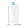 Ngteco ngs101 - apagador inteligente wifi 1 botón touch, control remoto vía app, control por voz, temporizador, panel táctil de