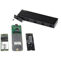 Dock station USB-C de 10Gbps a NVMe M.2 or SSD SATA M.2
