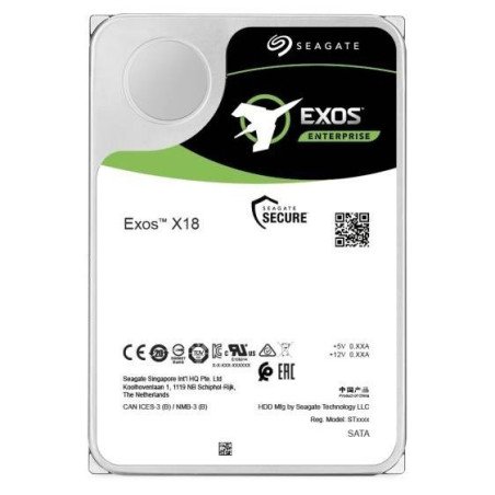 Disco duro interno Seagate 16tb 3.5 ST16000NM000J 7200rpm Exos x18 sat
