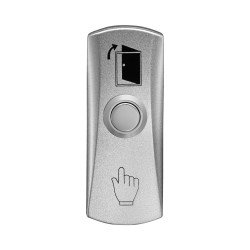 Botón liberador de puerta de aluminio con caja integrada para fácil in