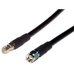 Cable LMR-240 de 60 cm con conectores SMA Macho Inverso y SMA Hembra Inverso.