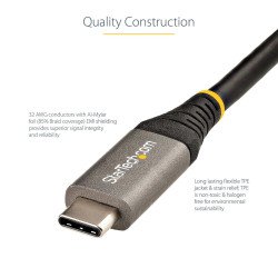 Cable USB Tipo-C USB 3.1/3.2 Gen 2 - Con Carga por Entrega de Alimentación PD de 100W (5A)