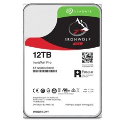 Disco duro interno 12TB Seagate IronWolf pro 3.5 escritorio SATA3 6GB, s 256mb 7200rpm 24x7 hot-plug nas sin límite de bahías
