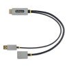 StarTech.com Cable 30cm Adaptador HDMI a DisplayPort - Activo - 4K 60Hz - Conversor HDMI 2.0 a DP 1.2 - HDR - Alimentado por el