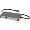 StarTech.com Adaptador Multipuertos USB-C - Docking Station USB Tipo C a HDMI 4K30 o VGA 1080p - Replicador de Puertos USBC PD