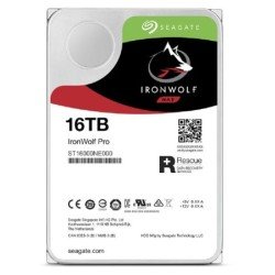 Disco duro interno 16TB Seagate IronWolf pro 3.5 escritorio SATA3 6GB, s 256mb 7200rpm 24x7 hot-plug nas sin límite de bahías
