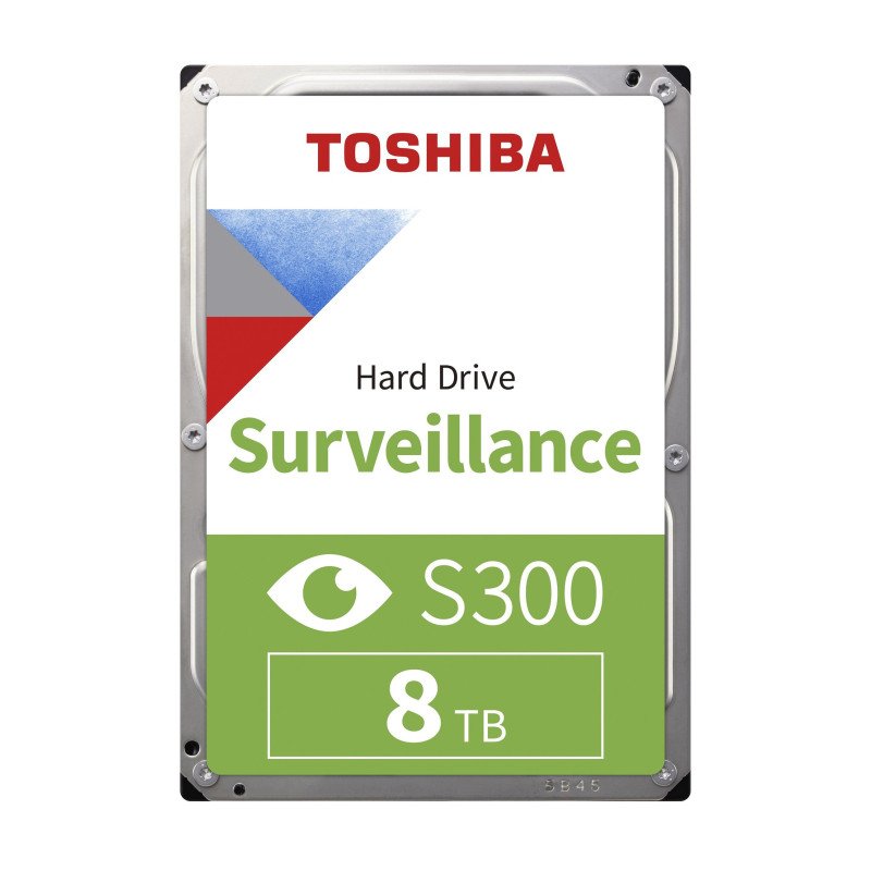 Disco duro para grabadores de videovigilancia, Toshiba S300 Surveillance, 3.5", 8000 GB, 7200 RPM