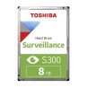 Disco duro para grabadores de videovigilancia, Toshiba S300 Surveillance, 3.5", 8000 GB, 7200 RPM
