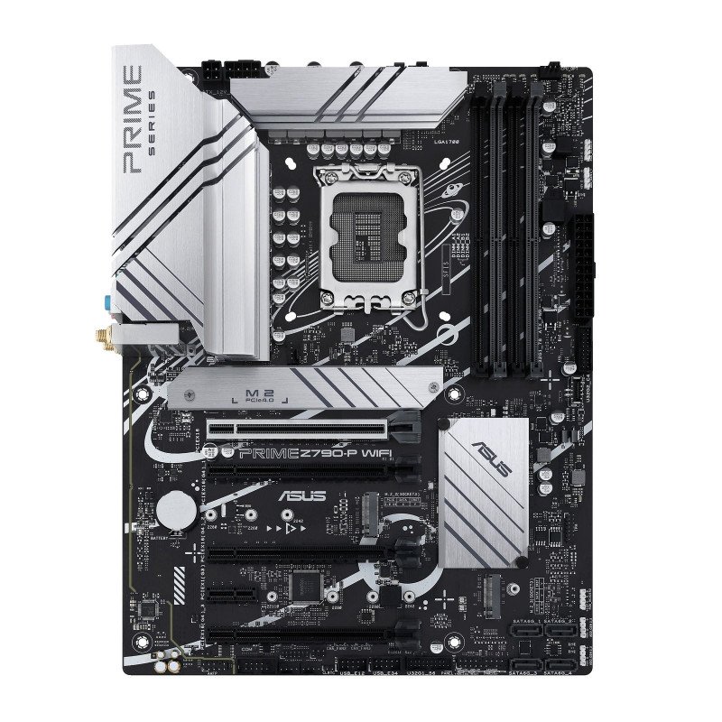 T. madre ASUS PRIME Z790-P WIFI, Intel, LGA 1700, Celeron, i3, i5, i7, i9, LGA 1700, DDR5-SDRAM, 128 GB