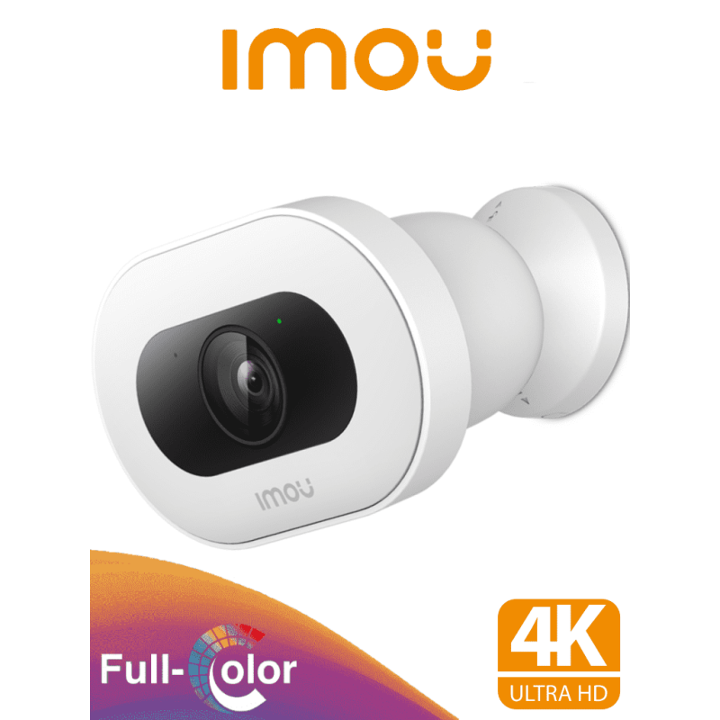Cámara IP bullet Wifi 4k, 8 megapixeles, con IA, full color, lente de 2 ...