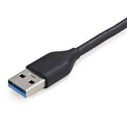 Concentrador USB para computadora de escritorio o Portátil, 5000 Mbit/s, Negro, Gris, Plástico, 28 cm