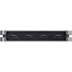 Concentrador USB para computadora de escritorio o Portátil, 5000 Mbit/s, Negro, Gris, Plástico, 28 cm