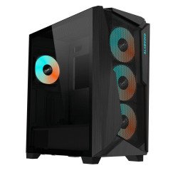 Gabinete Gigabyte C301 GLASS, Midi Tower, PC, Negro, ATX, EATX, micro ATX, Mini-ITX, Vidrio, Plástico, Acero, Juego