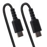 StarTech.com Cable de 50cm de Carga USB C a USB C, Cable USB Tipo C Rizado de Carga Rápida y Servicio Pesado, Cable USB 2.0