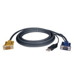 Cable 2 en 1 tipo USB Tripp-Lite 1.8 mts, para KVM