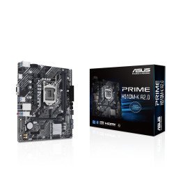 Tarjeta madre ASUS PRIME H510M-K R2.0, Intel, LGA 1200, Celeron, Core i3, Core i5, Core i7, Core i9, DDR4-SDRAM, 64 GB, DIMM