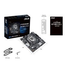 Tarjeta madre ASUS PRIME H510M-K R2.0, Intel, LGA 1200, Celeron, Core i3, Core i5, Core i7, Core i9, DDR4-SDRAM, 64 GB, DIMM