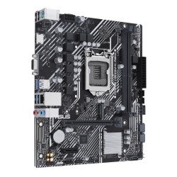 Tarjeta madre ASUS PRIME H510M-K R2.0, Intel, LGA 1200, Celeron, Core i3, Core i5, Core i7, Core i9, DDR4-SDRAM, 64 GB, DIMM