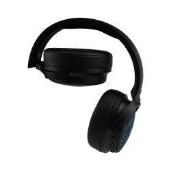 Diadema Vorago HPB-401-LED, Inalámbrico y alámbrico, Llamadas/Música, 20 - 20000 Hz, 220 g, Negro