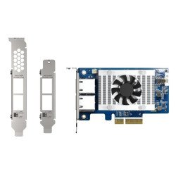 Tarjeta de red Qnap PCIe 3.0 de puerto doble 10 GBE