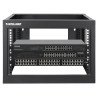 Rack abierto de 19 intellinet para montaje en pared, 4 postes, 6u