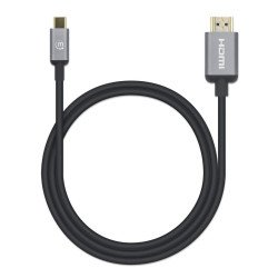 Cable adaptador Manhattan, USB-c a HDMI de 4k@60hz, USB-c macho a HDMI macho, 1 m (3 pies), contactos chapados en oro, func