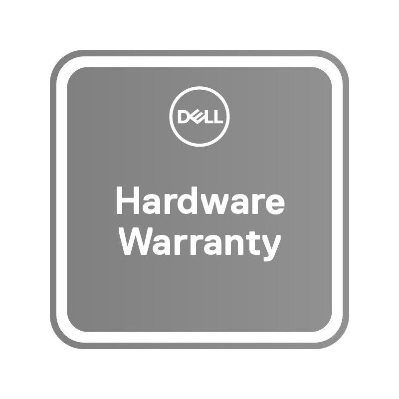 Póliza de garantía Dell para Inspiron notebooks 3000 de 1 año incluido a 3 años en centro de servicios (carry in)