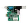 Tarjeta PCI Express adaptadora de 2 puertos serial rs232 - tarjeta controladora serial pcie rs232 - pcie a db9 uart16950 - start