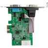 Tarjeta PCI Express adaptadora de 2 puertos serial rs232 - tarjeta controladora serial pcie rs232 - pcie a db9 uart16950 - start
