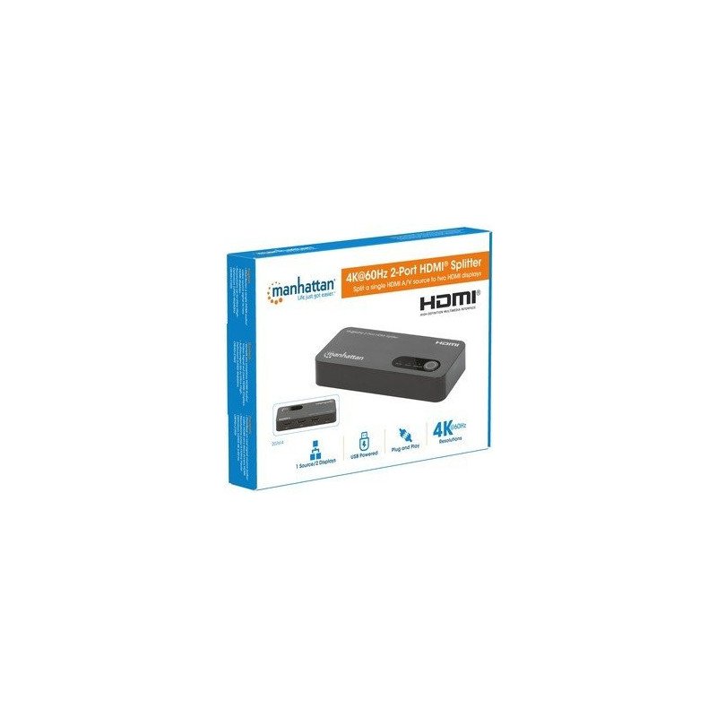 Intellinet 207614 divisor de video HDMI 2x HDMI Intellinet 207614 divisor de video HDMI 2x HDMI