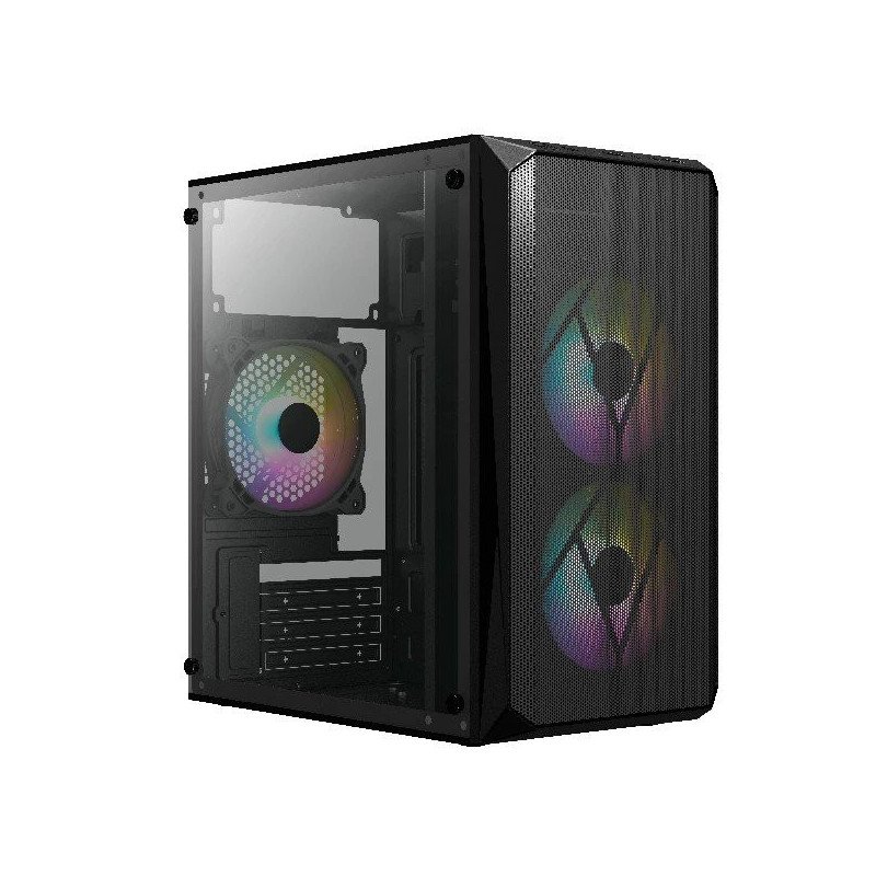 Gabinete Acteck doom gi630, micro torre, micro ATX, mini ITX, fuente 5
