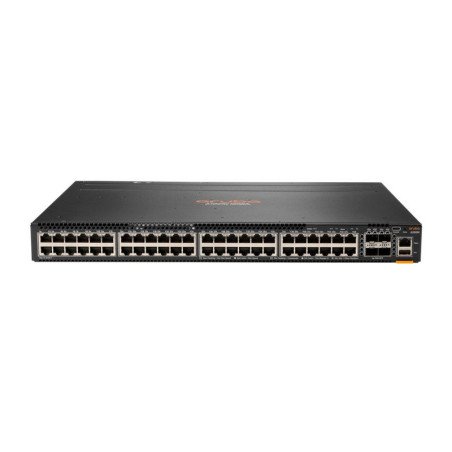 switch HPe Aruba jl663a 6300m con 48 puertos 1g base-t y 4  SFP56 a 1, 10, 25, 50 g