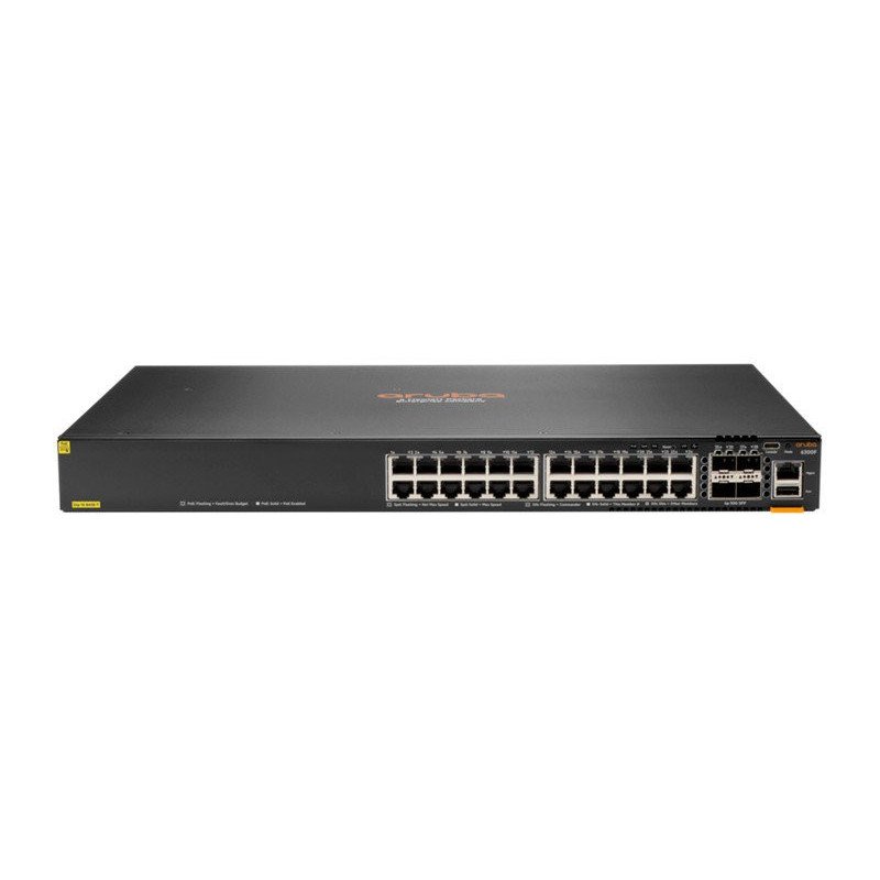 Switch HPe Aruba jl666a 6300f 24g cl4 Poe 4 SFP56 370 watts