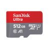 Memoria SanDisk 512GB micro SDXC ultra 150mb, s clase 10 con adaptador