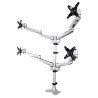 StarTech.com Soporte de Montaje para Cuatro Monitores - con Movimiento Total - Premium